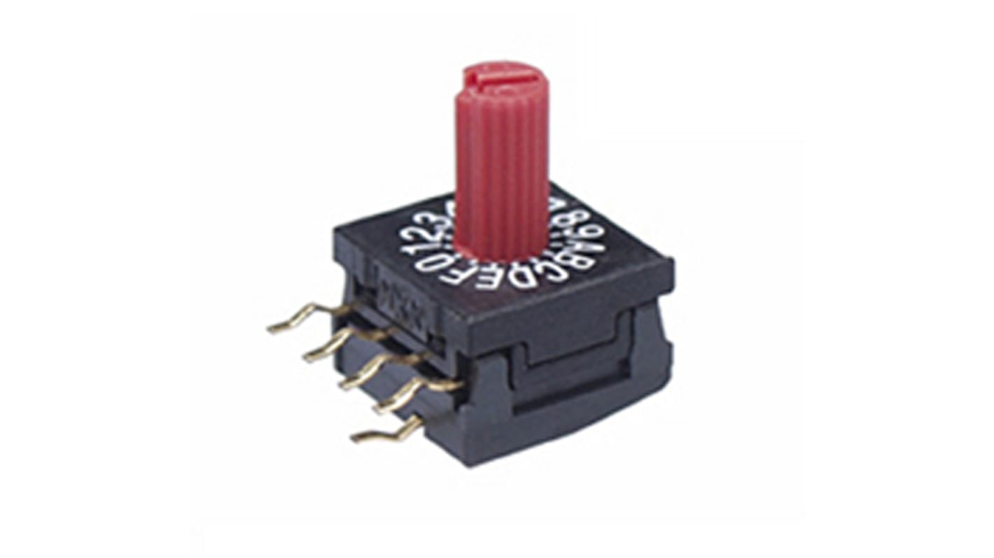 Commutateur rotatif DIP de codage NKK Switches, A souder