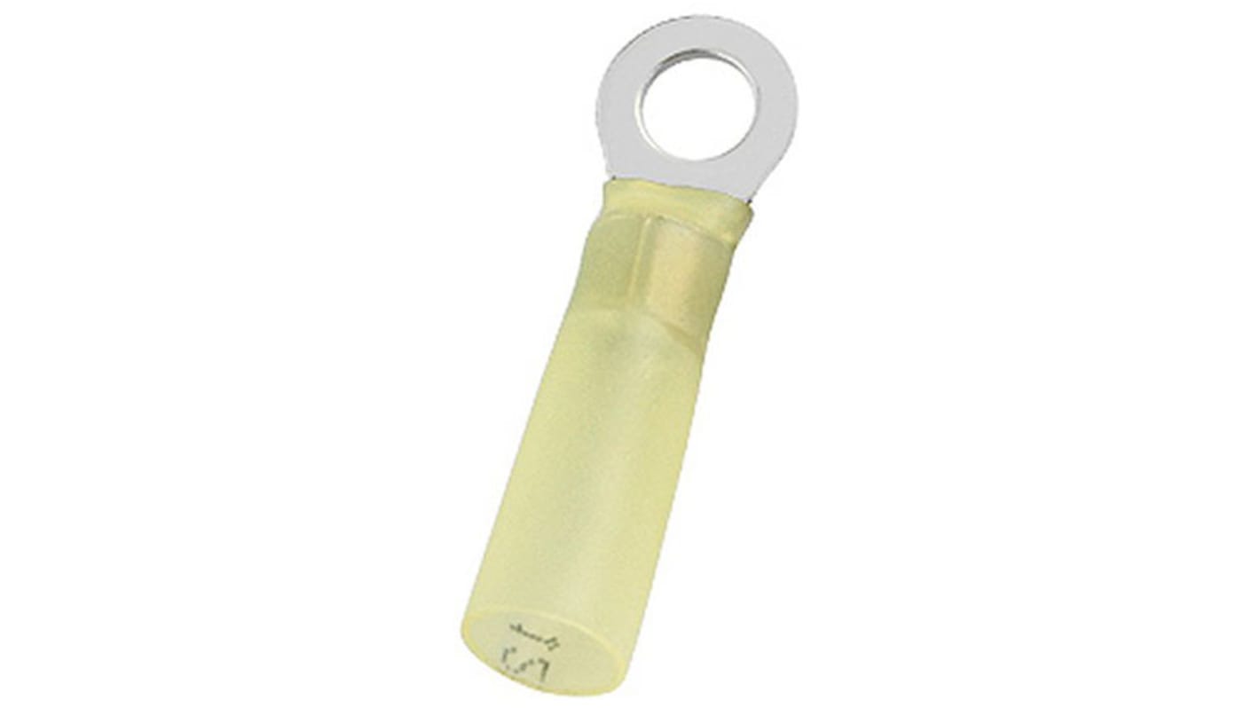 RS PRO Insulated Ring Terminal, M5.3 (10) Stud Size, 4mm² to 6mm² Wire