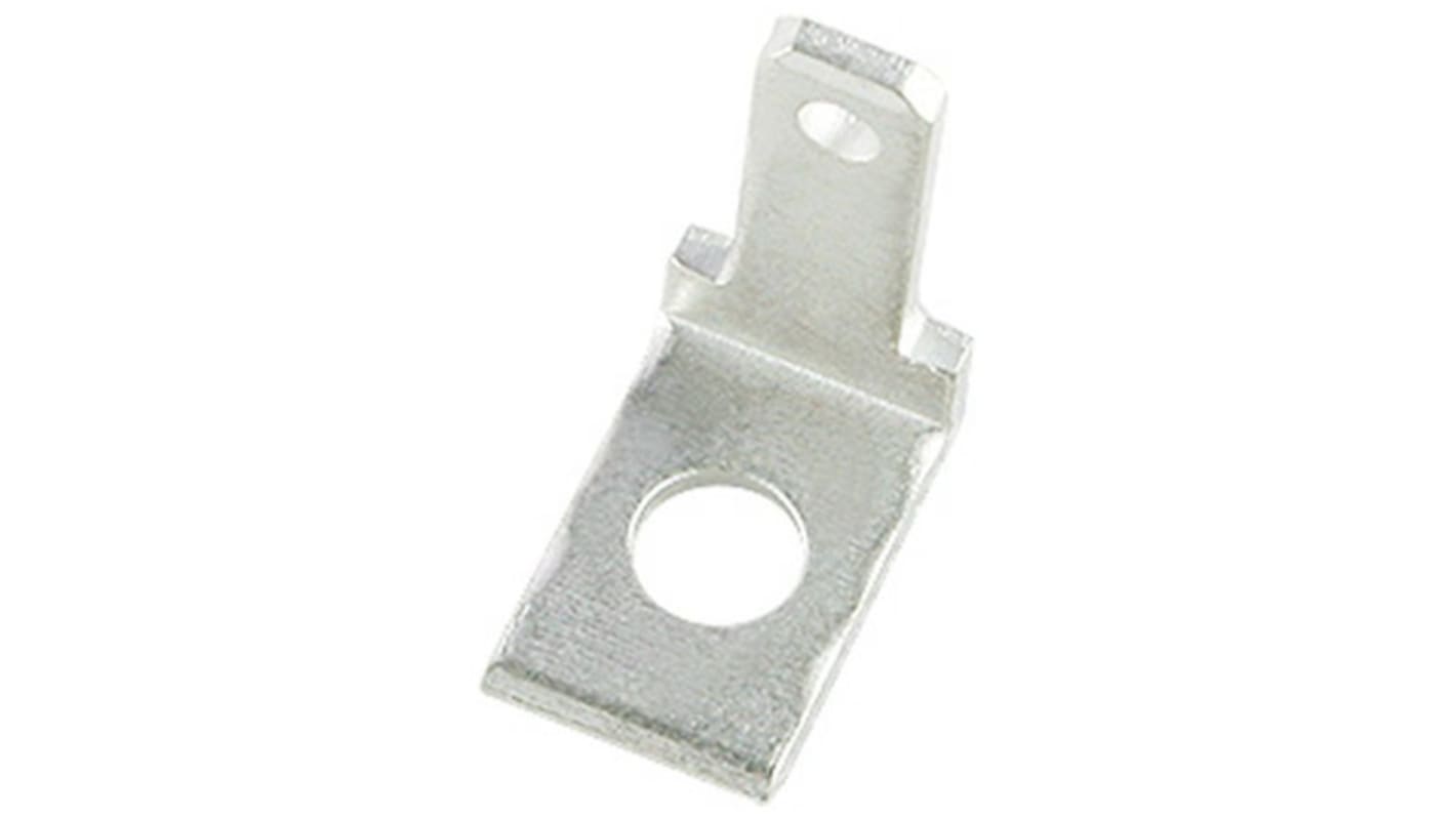 RS PRO Uninsulated Male Spade Connector, PCB Tab, 2.8 x 0.8mm Tab Size