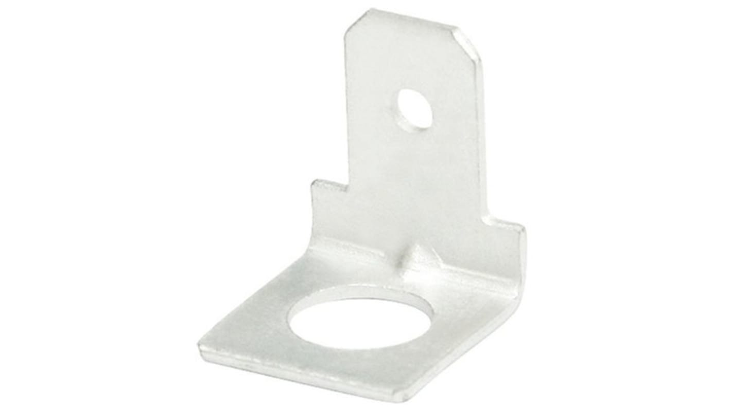 RS PRO Uninsulated Male Stud Mount Tab Terminal, 4.75 x 0.5mm Tab Size