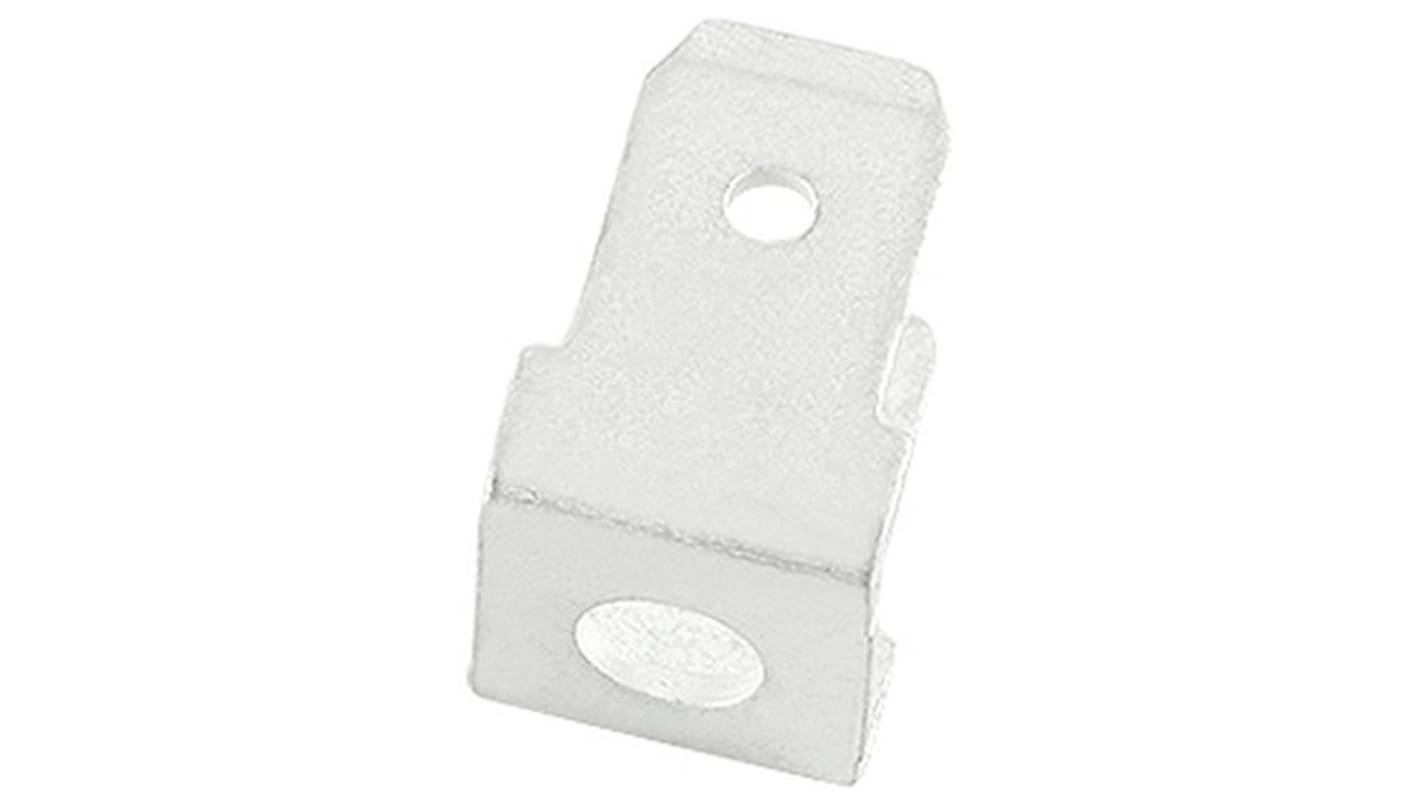 RS PRO Uninsulated Male Stud Mount Tab Terminal, 6.35 x 0.8mm Tab Size