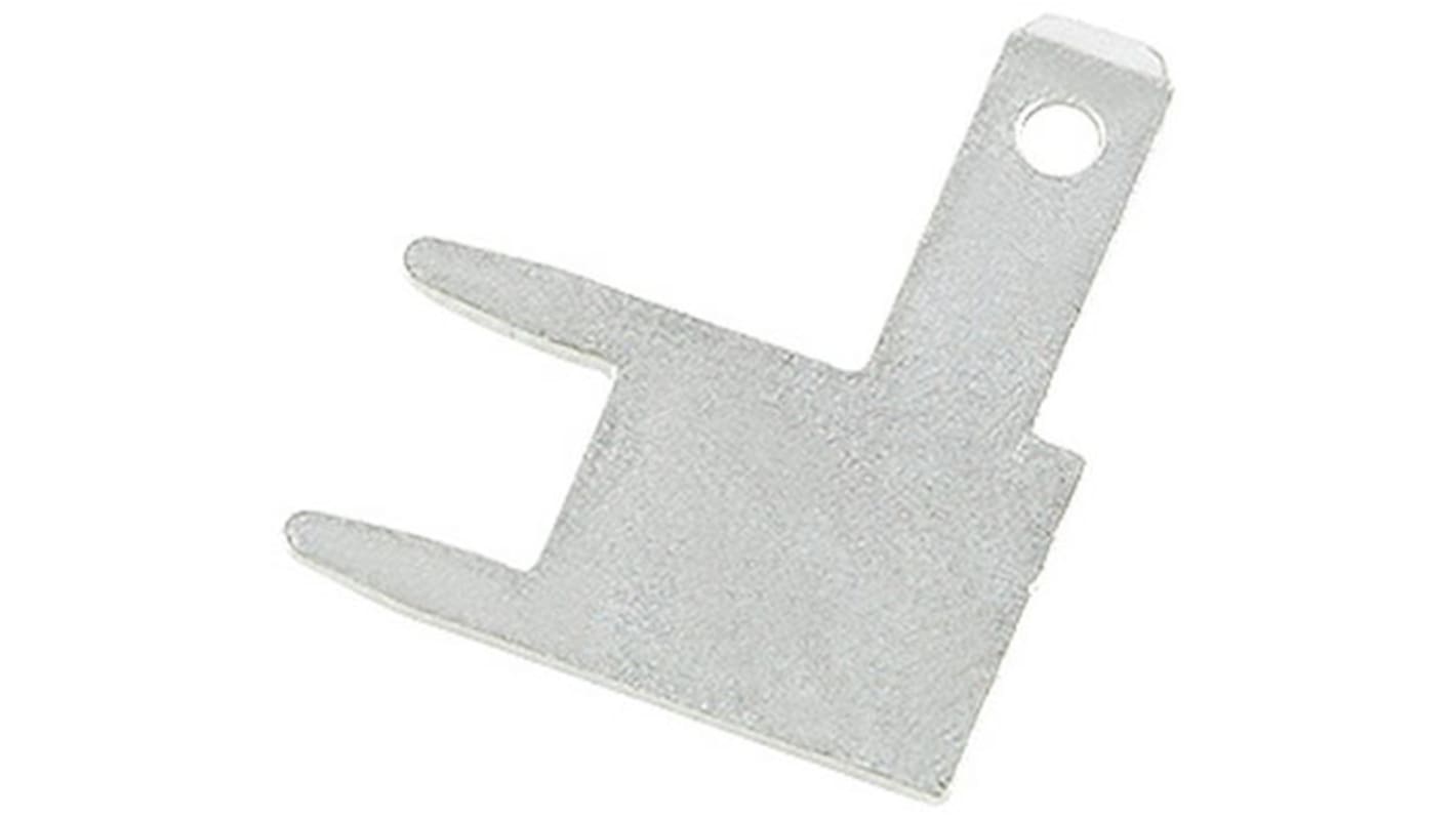 RS PRO Uninsulated Male Spade Connector, PCB Tab, 2.8 x 0.5mm Tab Size | RS