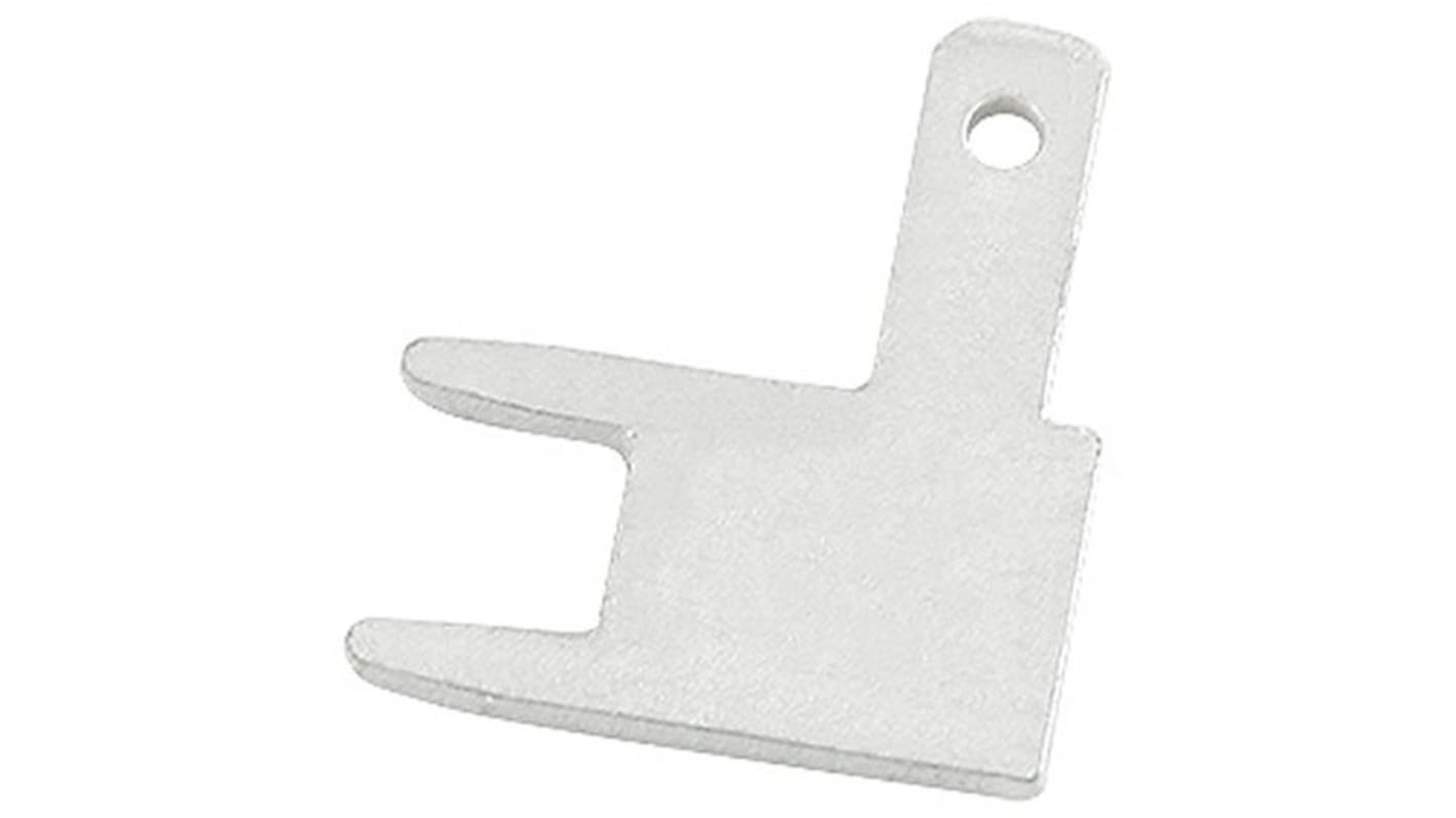 RS PRO Uninsulated Male Spade Connector, PCB Tab, 2.8 x 0.8mm Tab Size