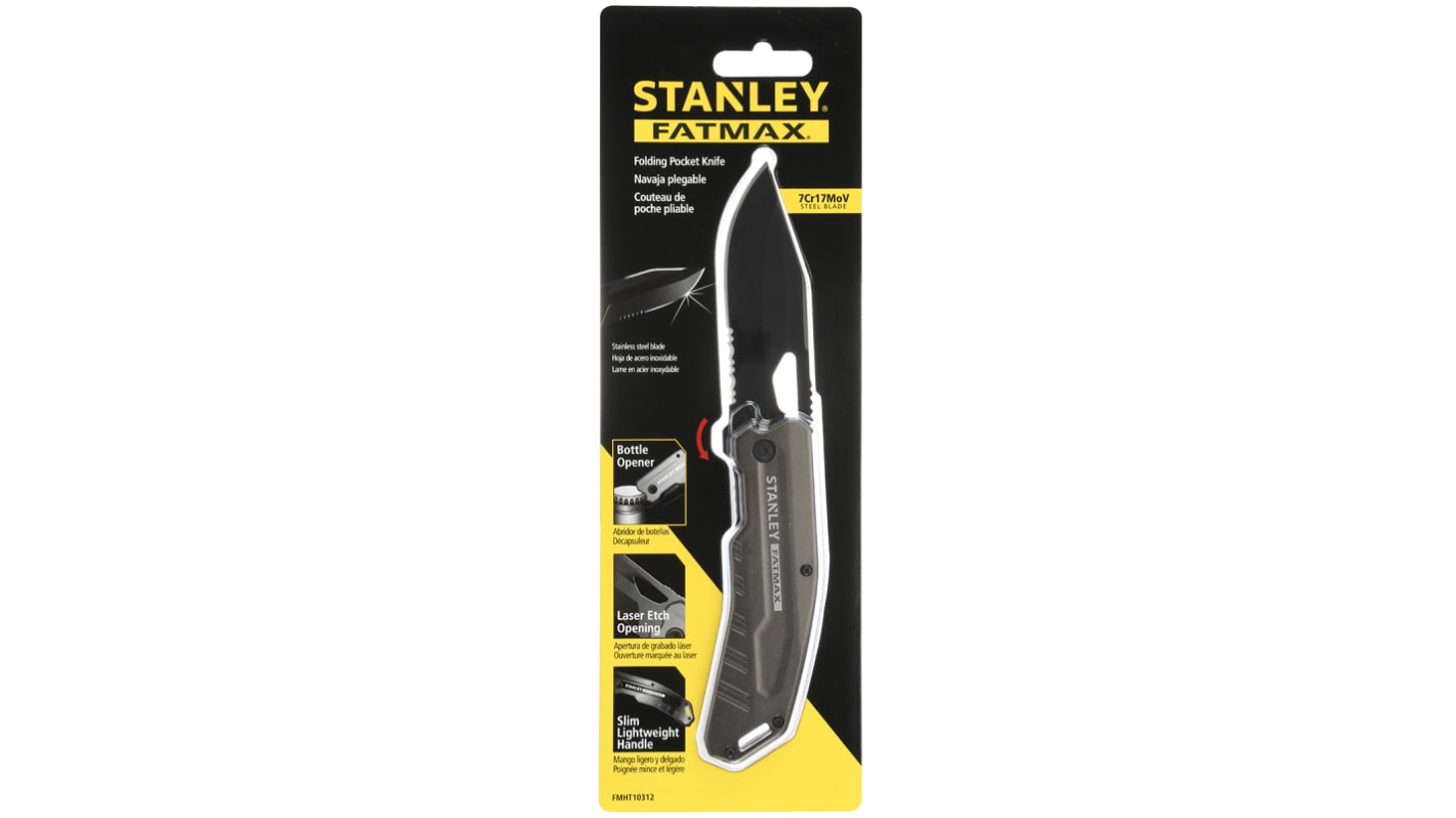 Coltello per elettricisti Stanley, lama dritta da 88,9 mm