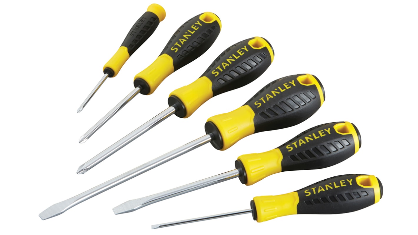 Stanley Phillips; Slotted Screwdriver Set, 6-Piece