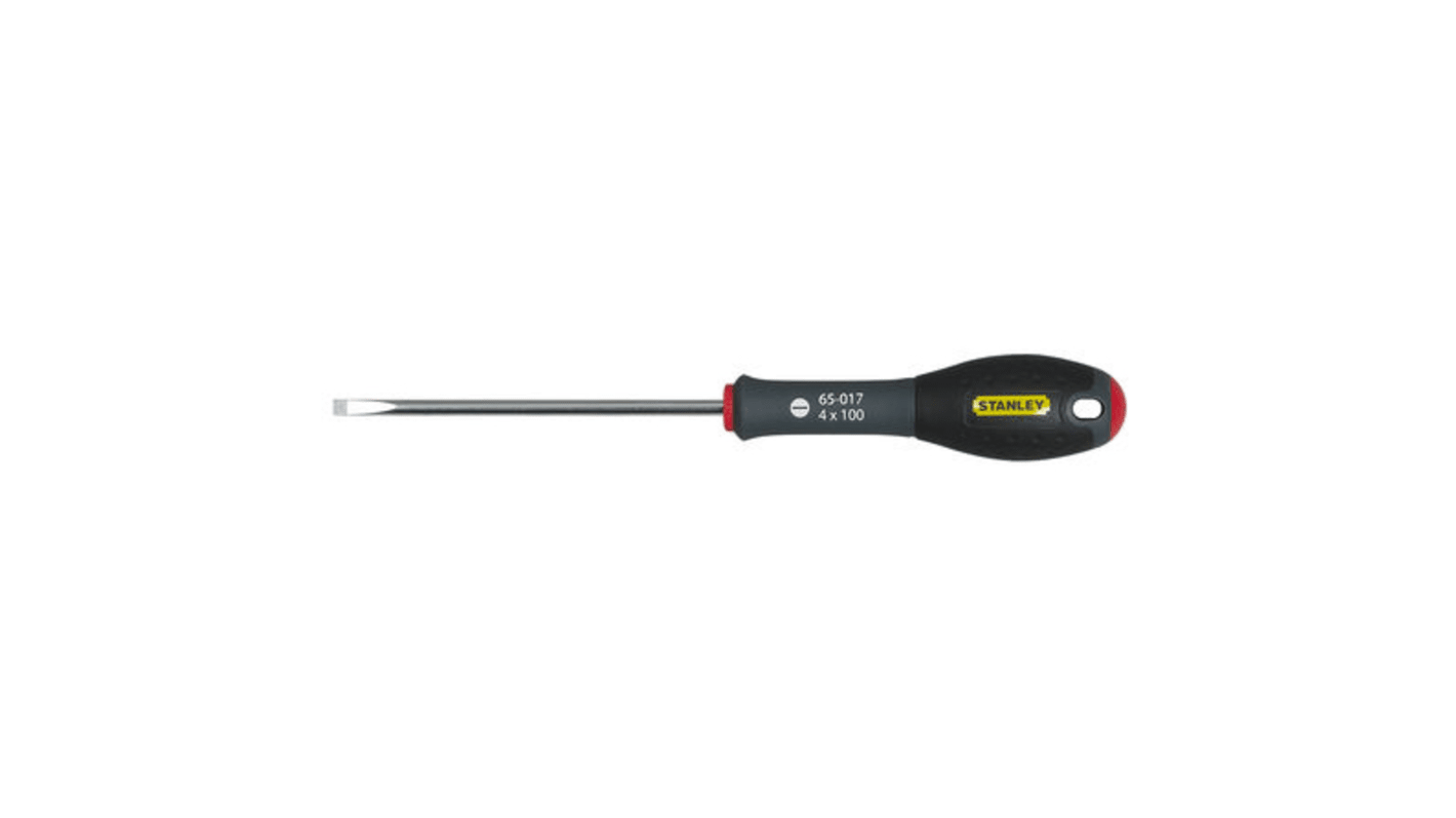 Stanley Slotted  Screwdriver, 4 mm Tip, 100 mm Blade