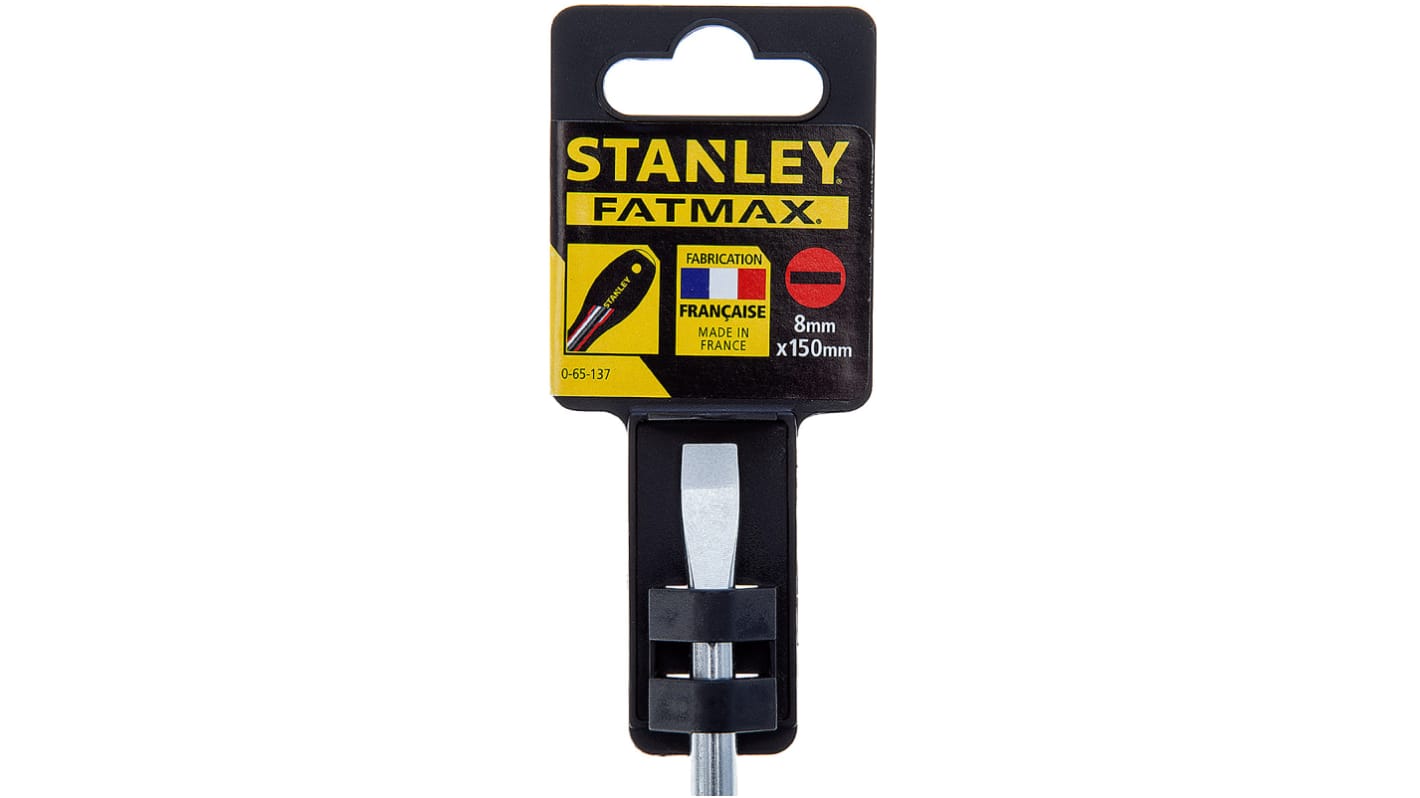 Tournevis standard Stanley, pointe , pour vis Fendu 8 mm type Tournevis standard