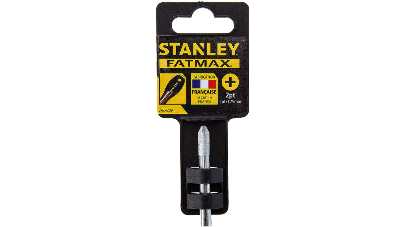 Destornillador estándar Stanley, tipo Destornillador estándar, punta Phillips PH2, hoja de 125 mm