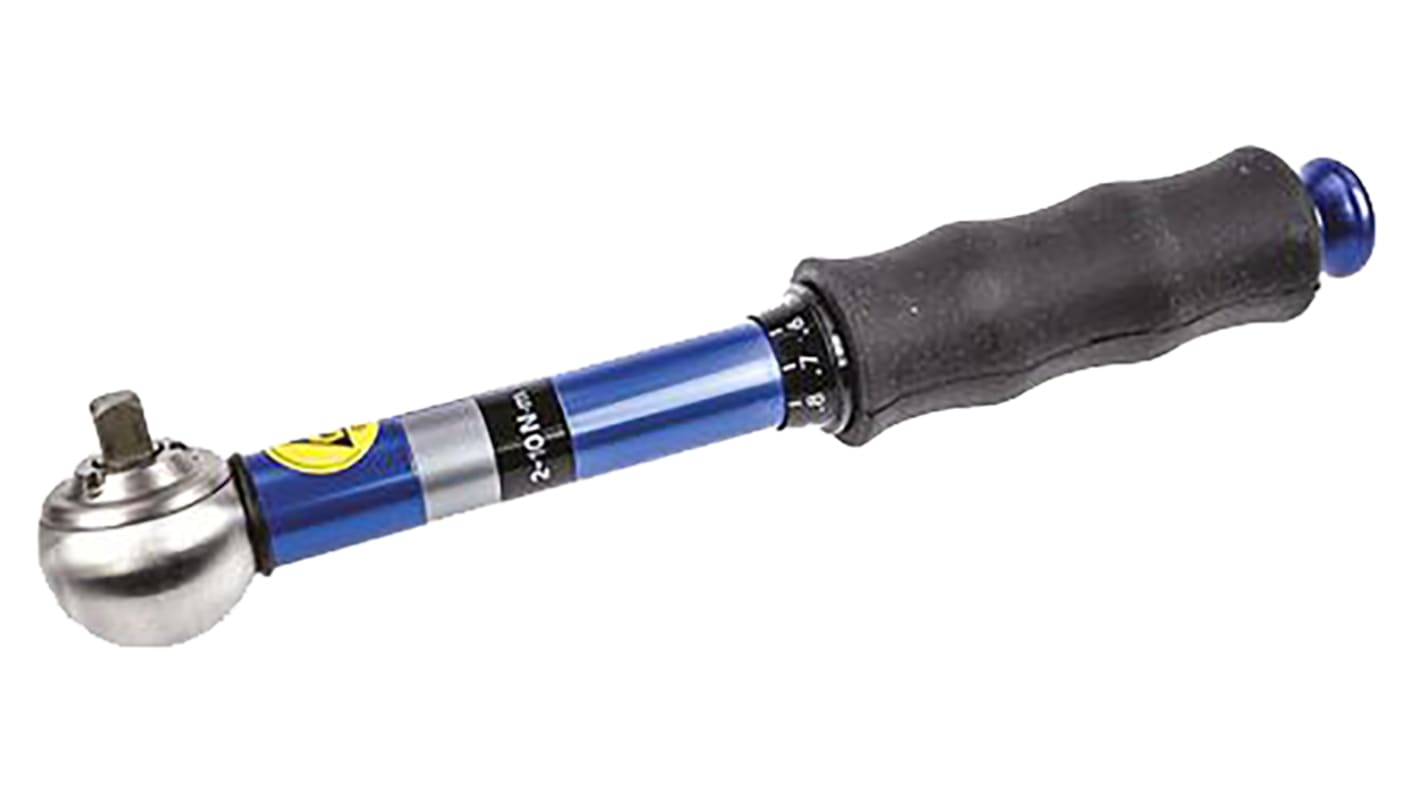 056040 MHH Engineering Slipping Torque Wrench, 2 → 10Nm, 1/4 in Drive