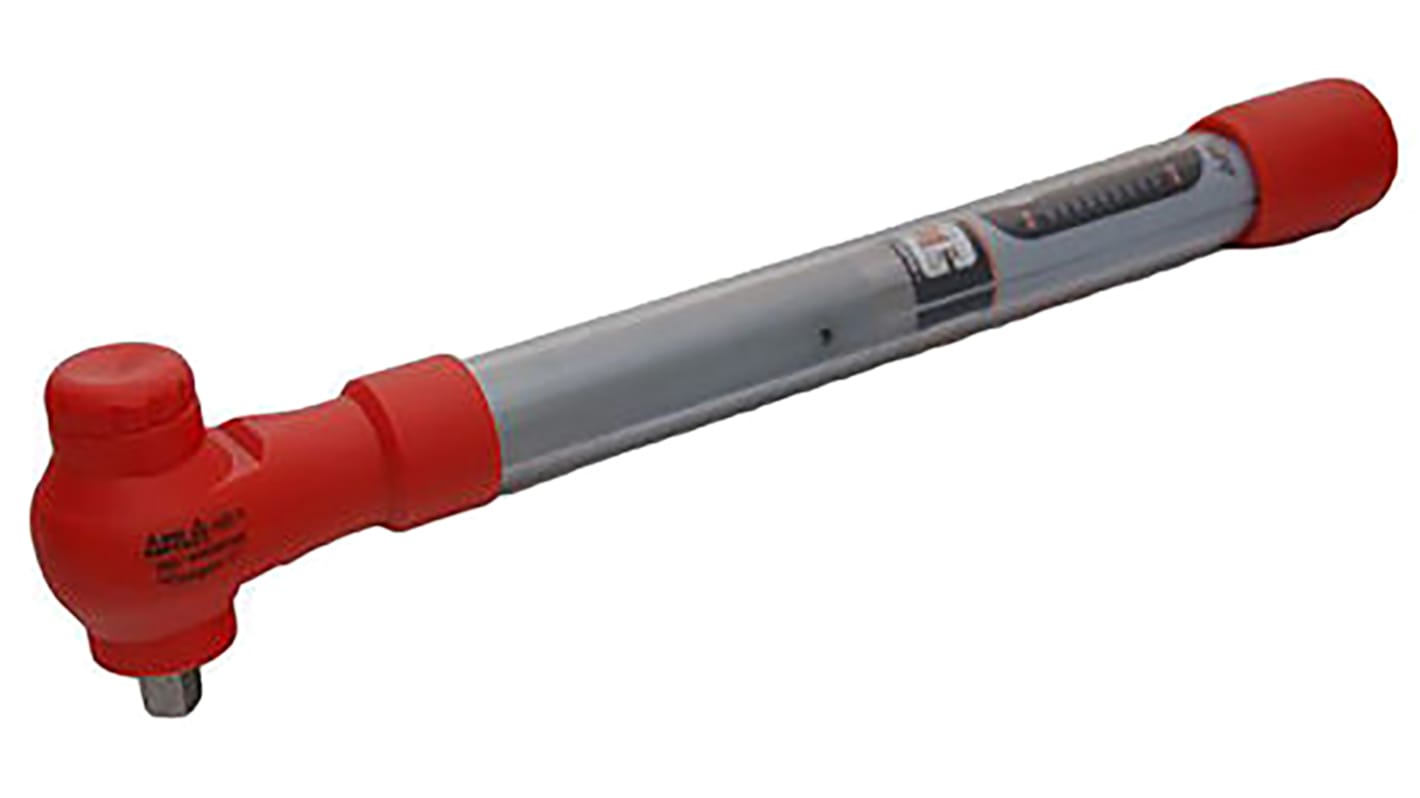 RS PRO Breaking Torque Wrench, 12 → 60Nm, 3/8 in Drive, Square Drive - RS Calibrated