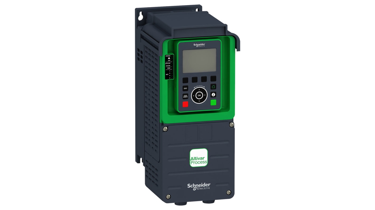 Schneider Electric ATV63, 3-Phasen Drehzahlgeregelter Antrieb 0,75 kW, 230 V ac / 1,7 A 0.1 → 500Hz für