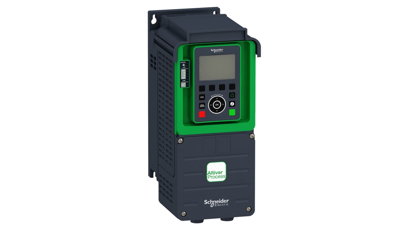 Schneider Electric Variable Speed Drive, 2.2 kW, 3 Phase, 230 V ac, 8.4 A @ 200 V ac, ATV93 Series