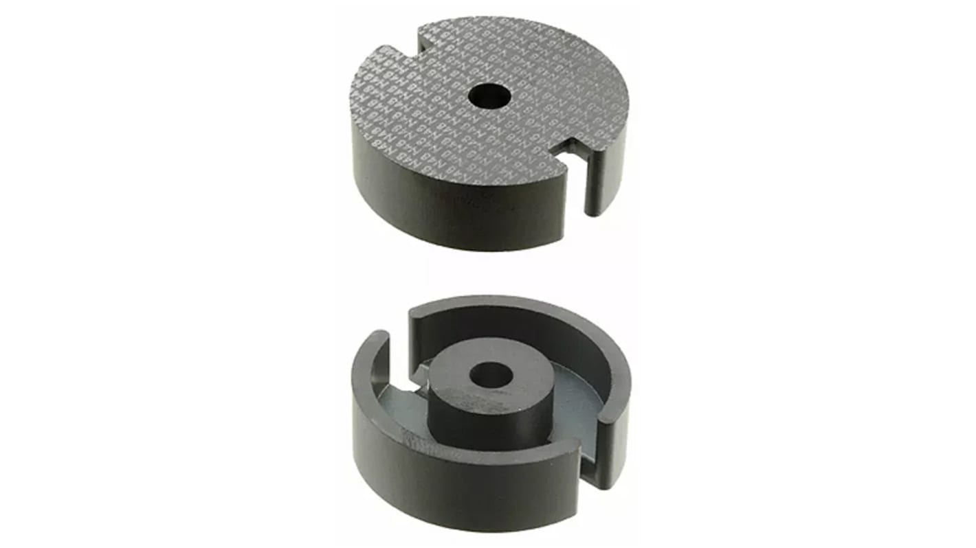 EPCOS N48 P 36/22 Transformer Ferrite Core, 7600nH, For Use With Resonant Circuit Inductors