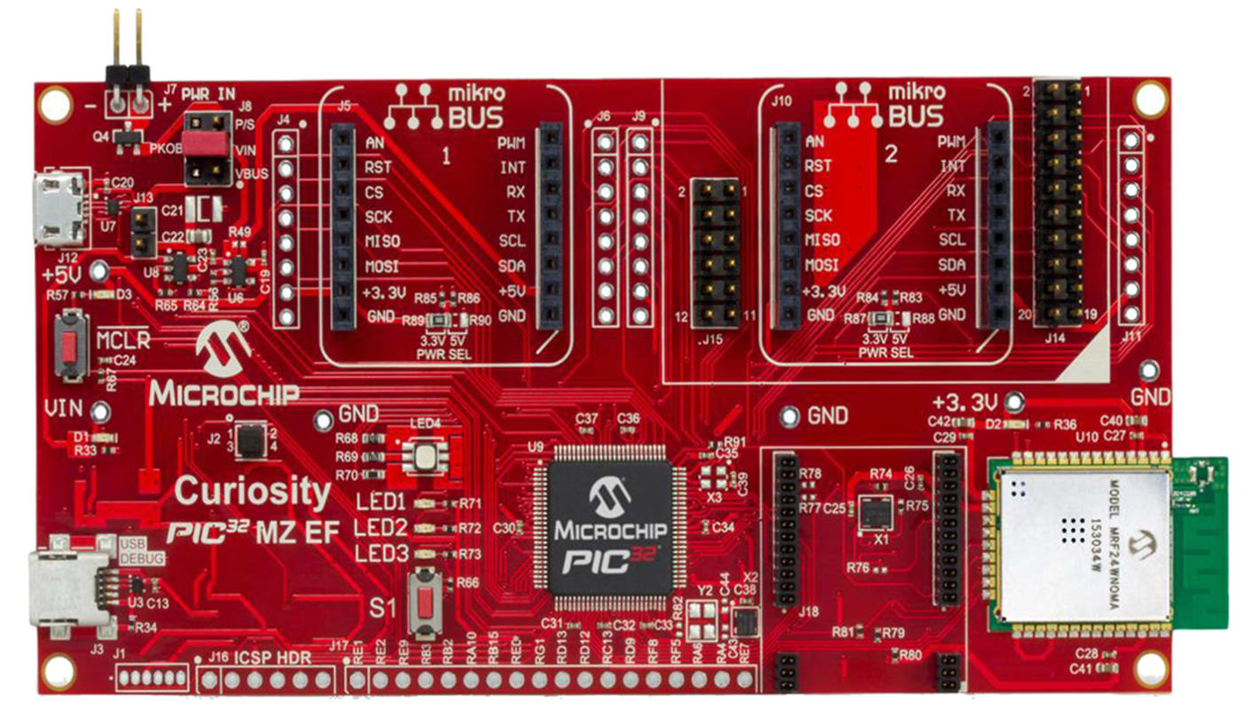 Microchip Curiosity 開発 ボード DM320104