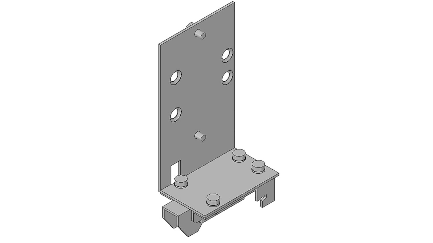 Kit de abrazaderas Omron S82Y-FSC015DIN para usar con Fuente de alimentación de modo conmutado serie S8FS, fuente de