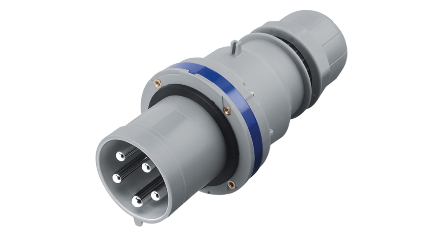 213.6333 | Scame IP44 Blue Cable Mount 2P + E Industrial Power Plug ...