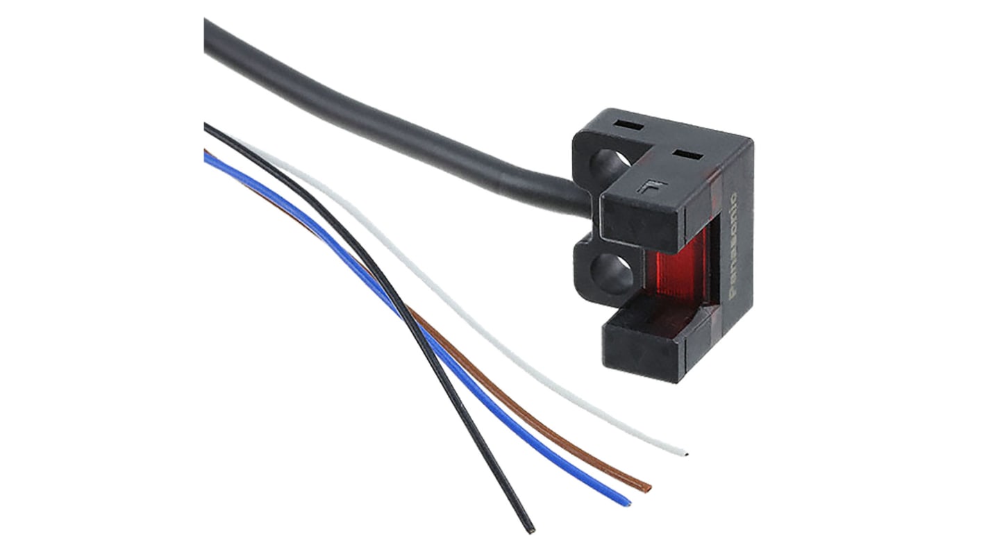 Panasonic Through Beam Photoelectric Sensor, Fork Sensor, 6 mm Detection Range