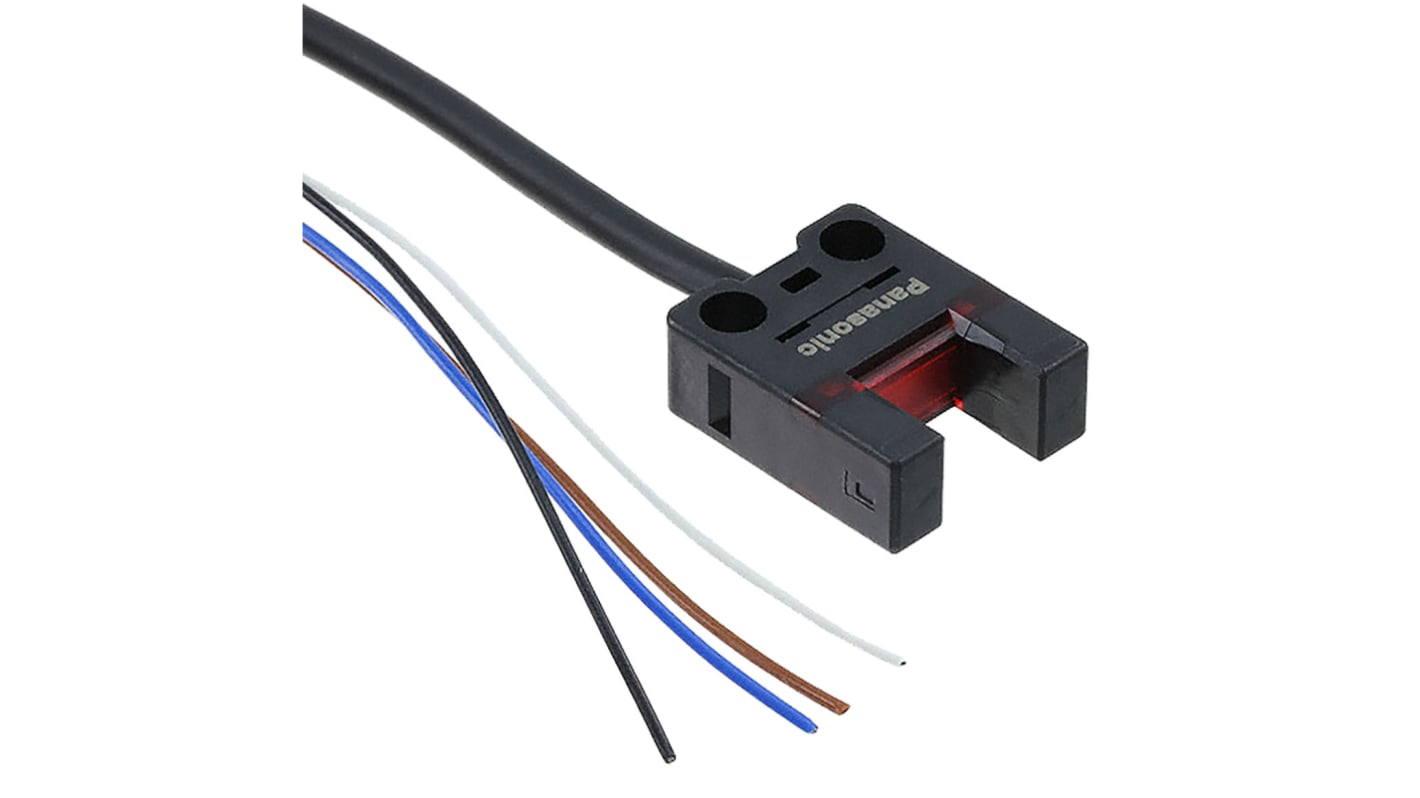 Panasonic Through Beam Photoelectric Sensor, Fork Sensor, 6 mm Detection Range