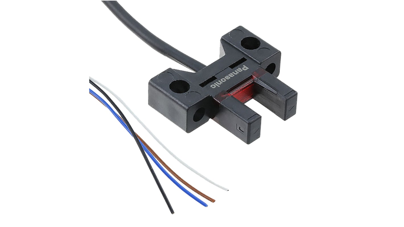 Fotoelektrický snímač, řada: PM-45 6 mm Infračervený rozvětvený Kabel 3 m, výstup: PNP Jednocestný IP64