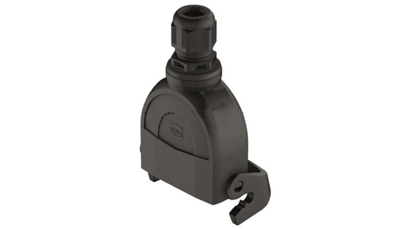 Base para conector de potencia Harting Han-Eco, 10A, con rosca M25, Montaje de Cable