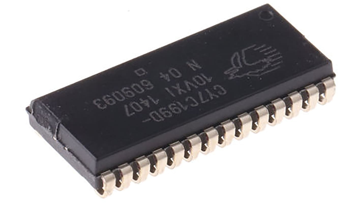 Cypress Semiconductor 1MBit LowPower SRAM 1M, 1bit / Wort, SOJ 28-Pin