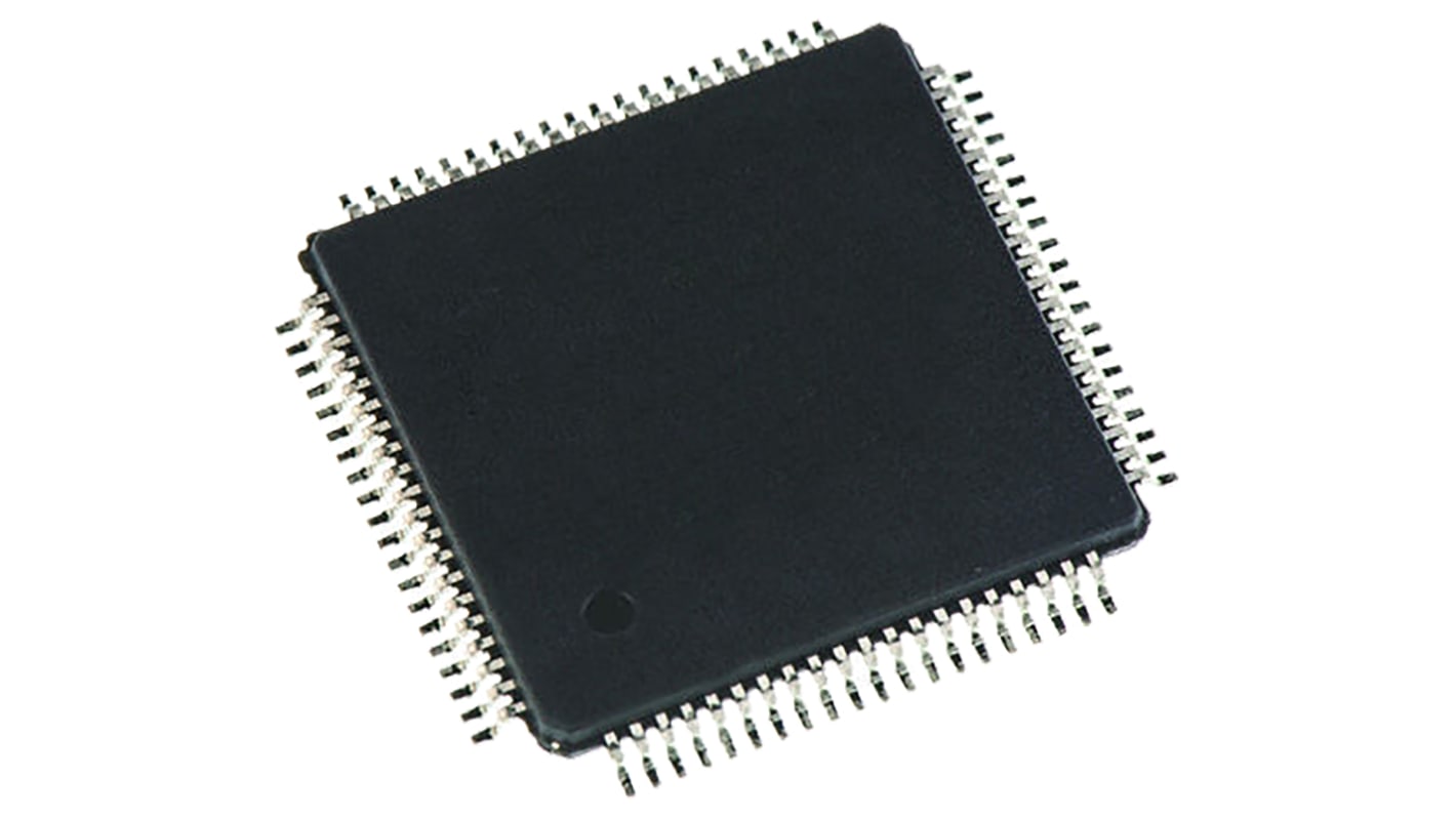 Renesas Electronics R5F101MLDFB#V0 RL78 Microcontroller, RL78, 32MHz, 512 kB Flash, 80-Pin LFQFP