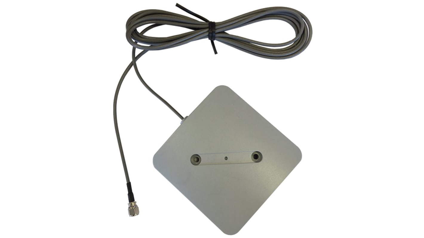 RF Solutions Antenne, 2G (GSM/GPRS), ISM Band, Extern, Vierkant, SMA, Schraubmontage, Stecker, 3dBi