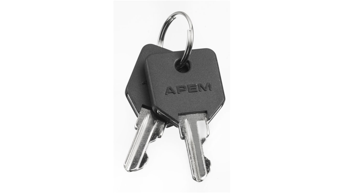 SPARE KEY BLACK OVERMOULDED