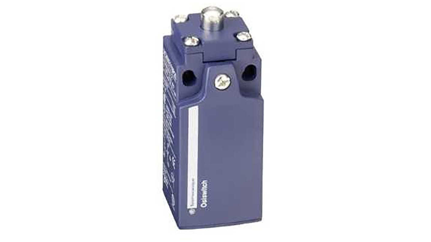 Telemecanique Sensors OsiSense XC Series Spring Plunger Limit Switch, NO/NC, IP65, DP, Plastic Housing, 240V ac Max,