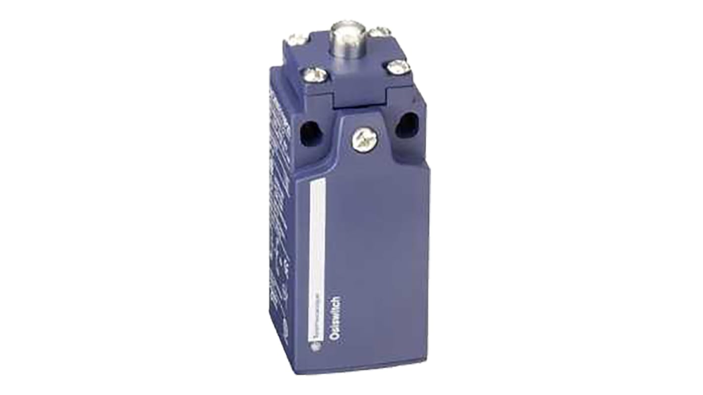 Telemecanique Sensors OsiSense XC Series Spring Plunger Limit Switch, NO/NC, IP65, DP, Plastic Housing, 240V ac Max,