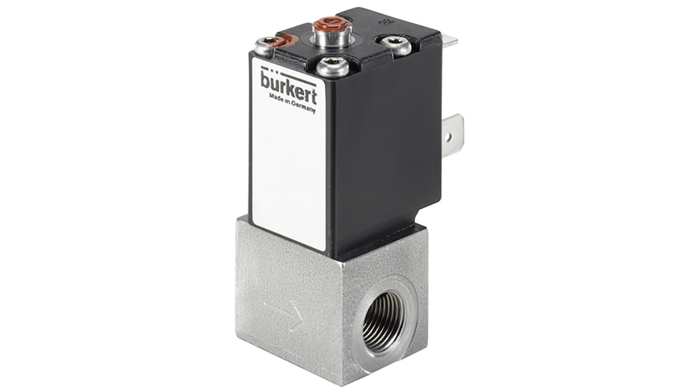 Burkert Proportional Solenoid Valve 238931, 2 port(s) , NC, 24 V dc, 1/8in