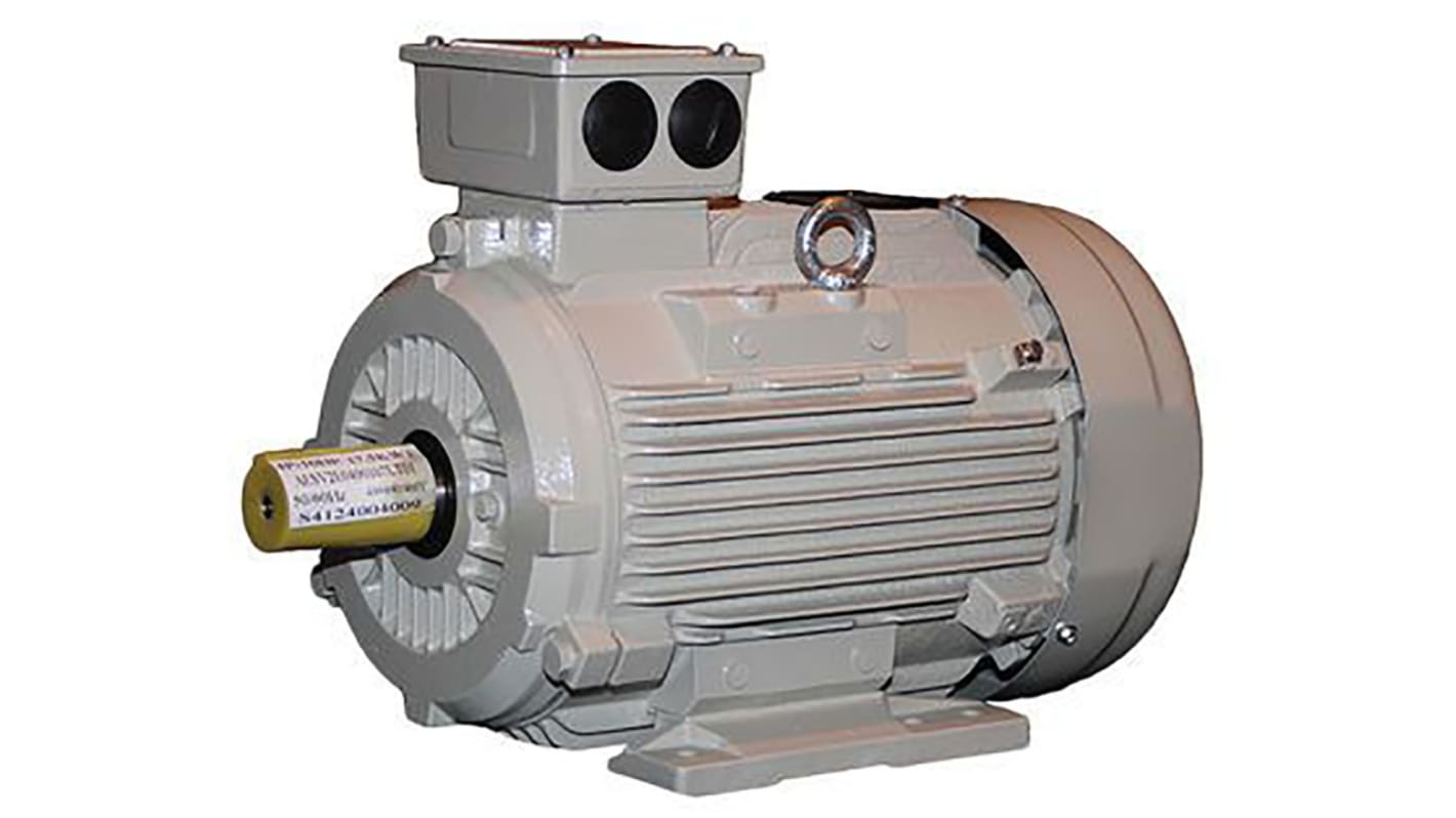 TECO Westinghouse ALDA Reversible Induction AC Motor, 1.5 kW, IE3, 3 Phase, 4 Pole, 230 V, 400 V, Foot Mount Mounting