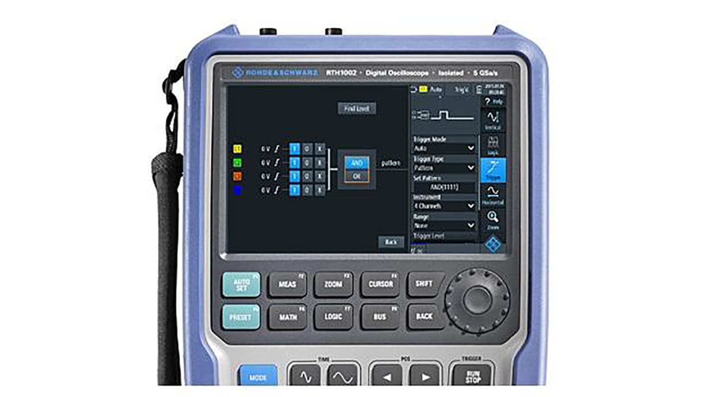 Rohde & Schwarz Oscilloscope Software for Use with RTH1002 Series, RTH1004 Series