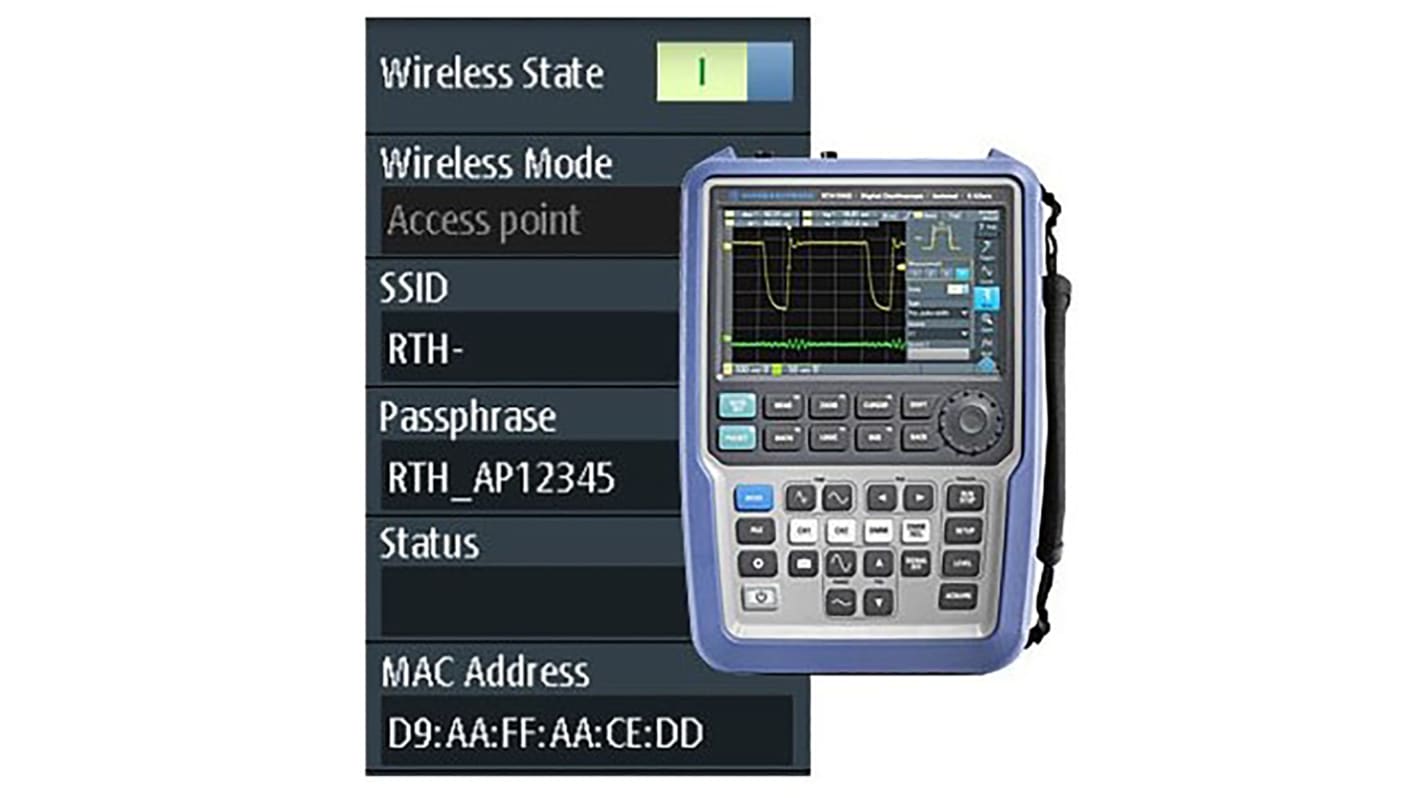 Rohde & Schwarz Oscilloscope Software for Use with RTH1002 Series, RTH1004 Series