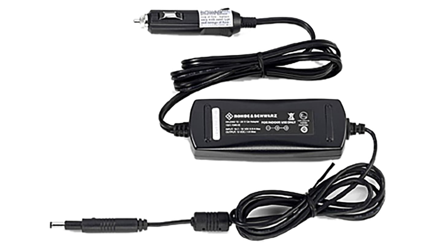 Rohde & Schwarz Oscilloskop, batterioplader HA-Z302 Car Adapter Cigartænder, RTH1052 håndholdt oscilloskop, kampagne