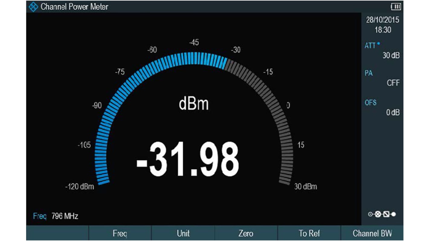 Accessorio per analizzatore di spettro Rohde & Schwarz, per uso con Spectrum Rider FPH