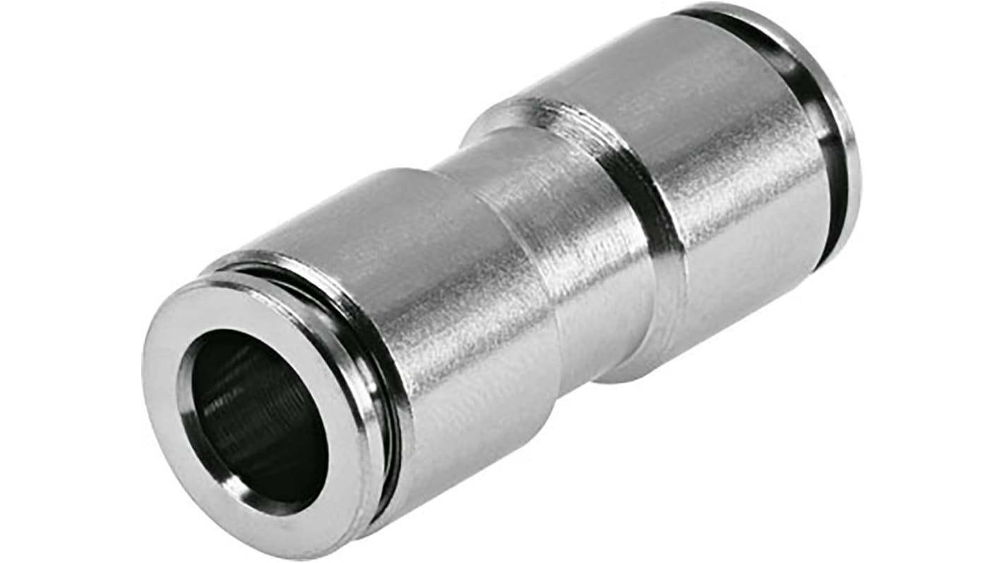 Festo NPQH Series Straight Tube-to-Tube Adaptor, Push In 4 mm to Push In 4 mm, Tube-to-Tube Connection Style, 578323