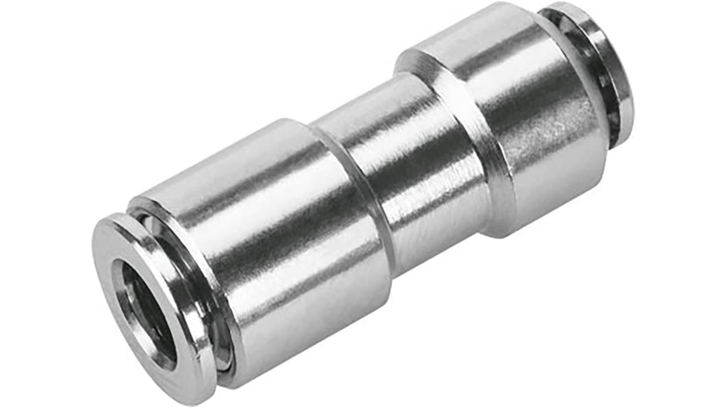 Festo NPQH Series Reducer Nipple, Push In 6 mm to Push In 4 mm, Tube-to-Tube Connection Style, 578329