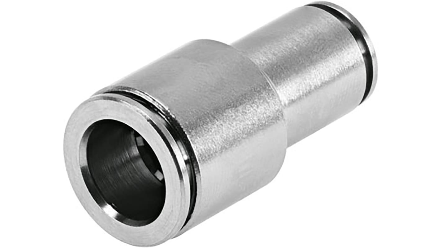 Festo NPQH Series Reducer Nipple, Push In 12 mm to Push In 8 mm, Tube-to-Tube Connection Style, 578331