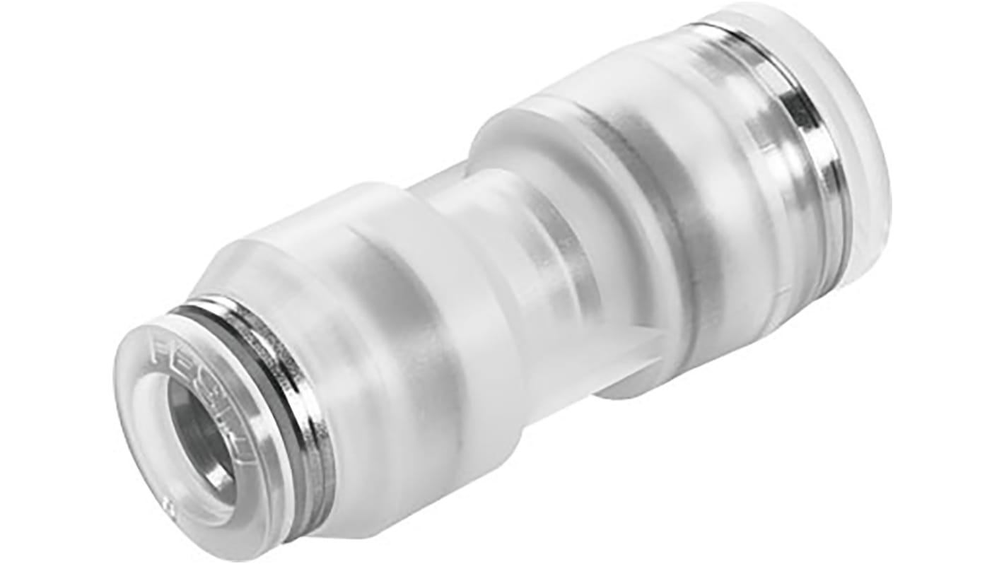 Festo NPQP Series Reducer Nipple, Push In 8 mm to Push In 6 mm, Tube-to-Tube Connection Style, 133097