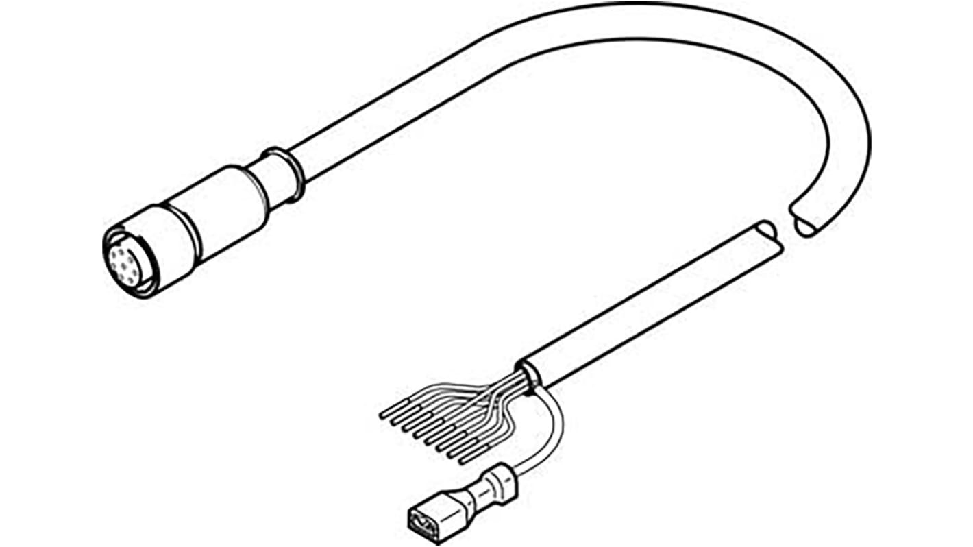 Festo NEBM Kabelleitung, Kabel für Motorsteuerung CMMS-ST