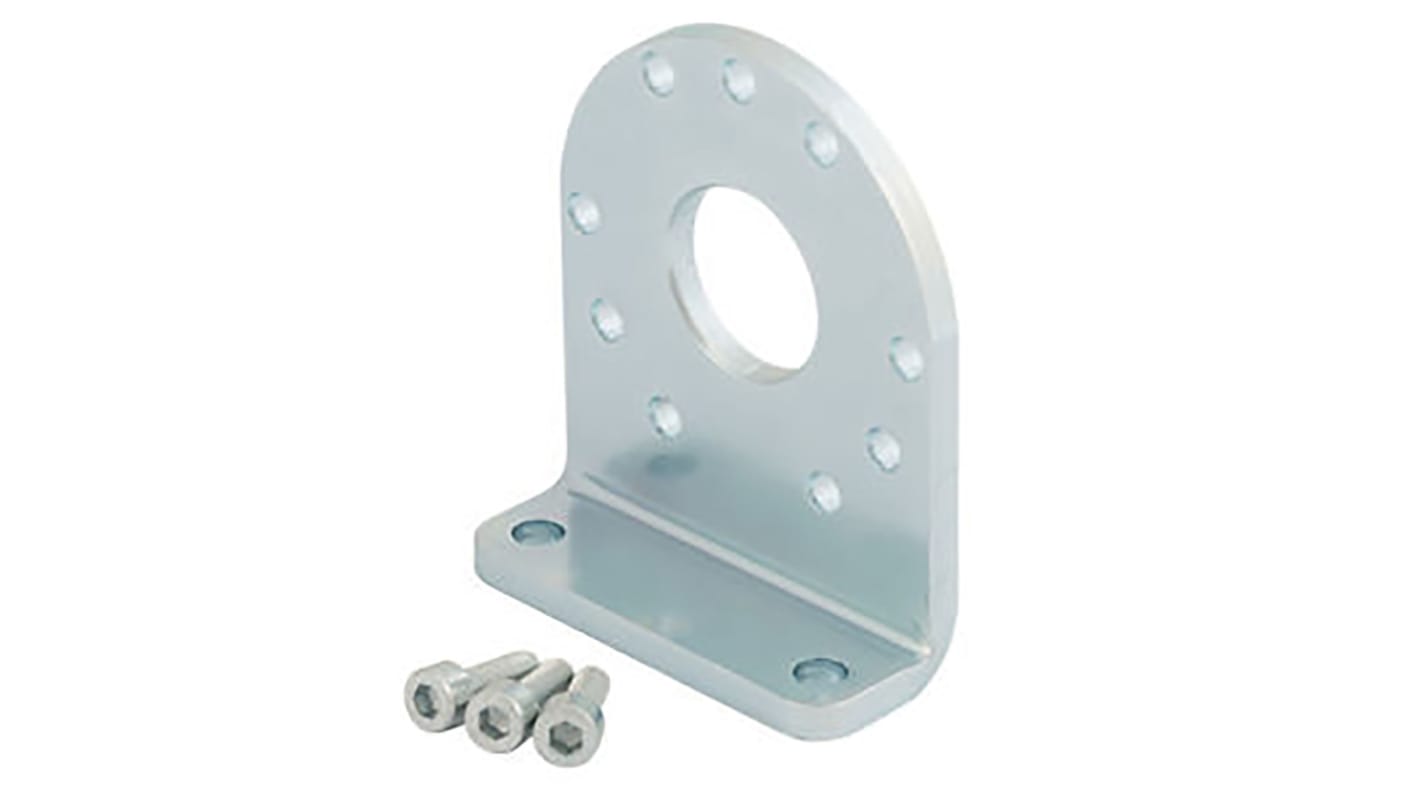 Soporte de montaje Festo DAMH-Q12-6 , For Use With Unidades semi-giratorias serie DRVS