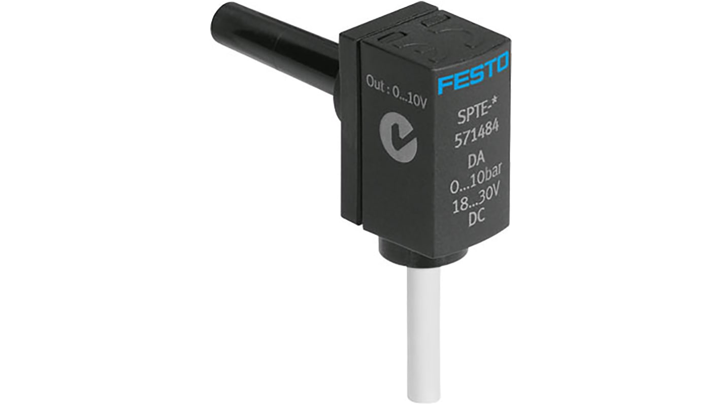 Interrupteur de pression Festo SPTE, 0bar max, Enfichable 4 mm, sortie Transmetteur de pression