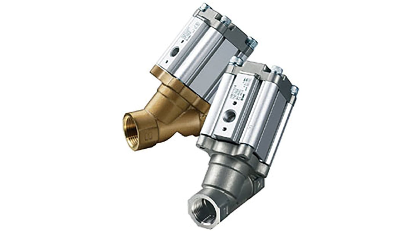 SMC Pneumatik-Schrägsitzventil Schrägsitz, Öffner 1/2Zoll bis 6 bar G