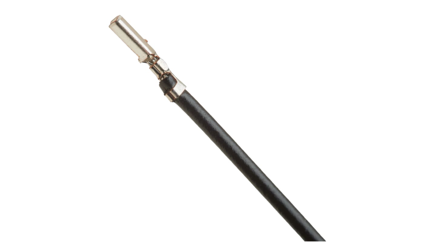 Molex Female CLIK-Mate 1.50mm to Female CLIK-Mate 1.50mm Crimped Wire, 300mm, 24AWG, Black