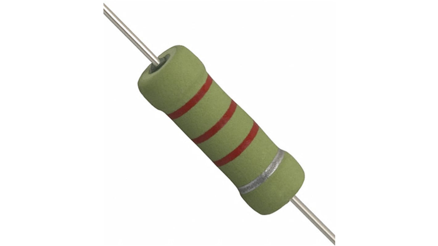 Arcol Ohmite 2.2kΩ Silicone Ceramic Resistor 1W ±10% OX222KE