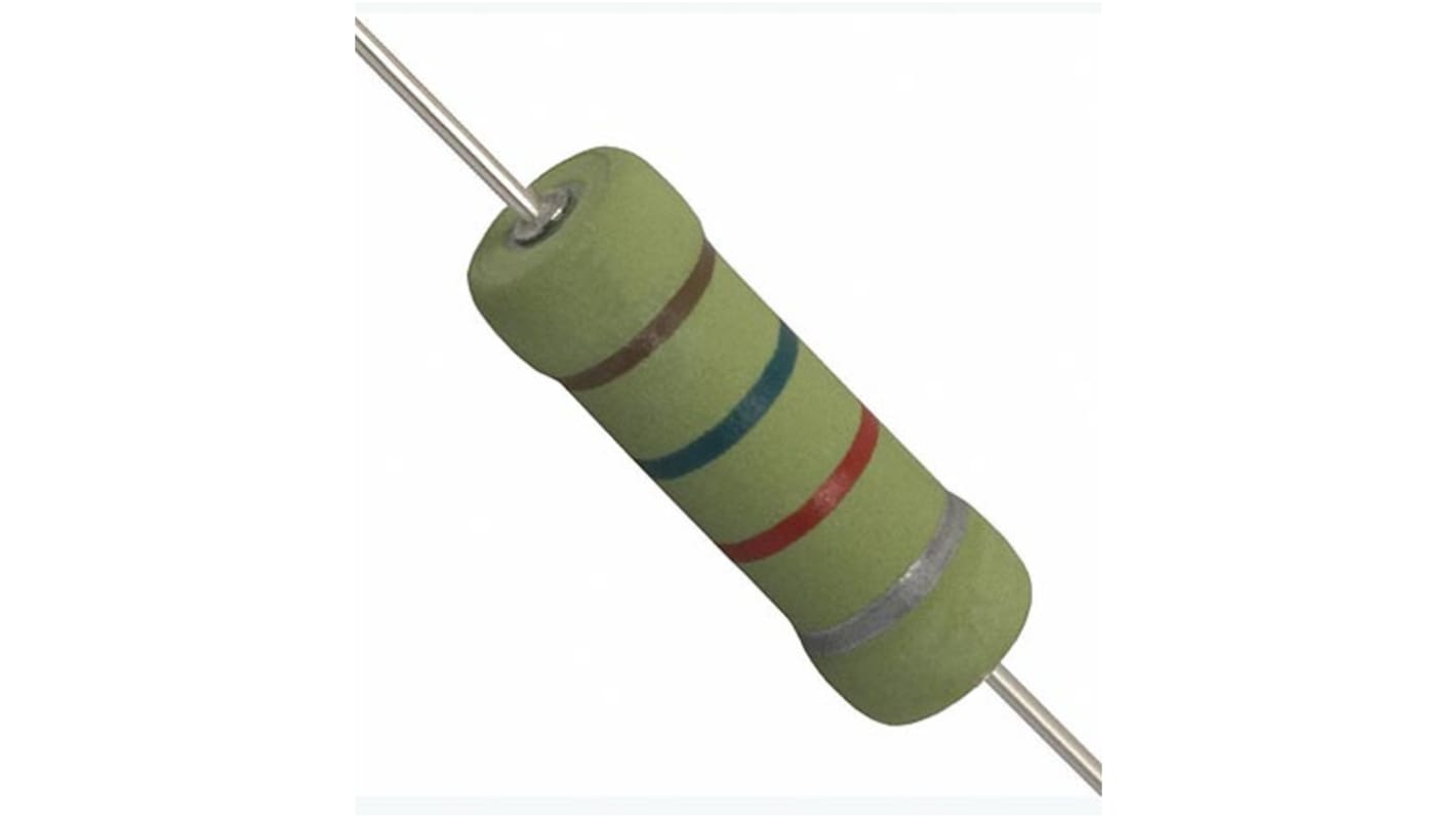 Arcol Ohmite 1.5kΩ Silicone Ceramic Resistor 2W ±10% OY152KE