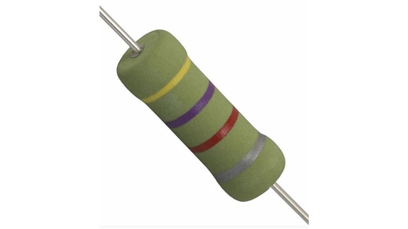 Arcol Ohmite 4.7kΩ Silicone Ceramic Resistor 2W ±10% OY472KE