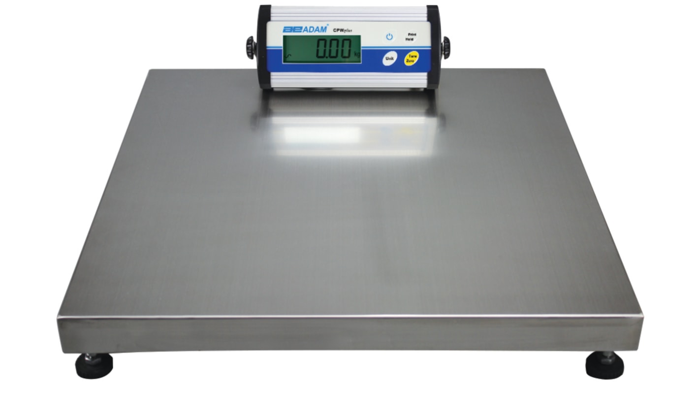 Adam Equipment Co Ltd CPW Plus 35M Platform Weighing Scale, 35kg Weight Capacity, With RS Calibration