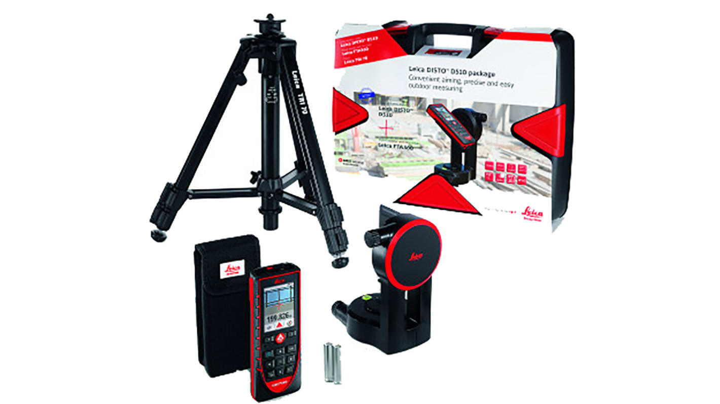 Leica D510 Laser Measure, 0.05 → 200m Range, ± 1 mm Accuracy